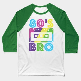 Retro 80's Bro Cassette Tape Baseball T-Shirt